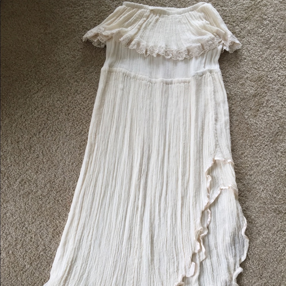 Jen’s Pirate Booty Long Dress (white)